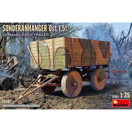 Sonderanhänger Ost 1,5t. German Cargo Trailer