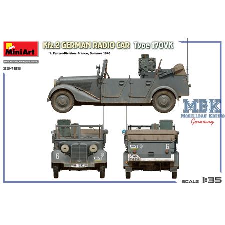 Kfz.2 German Radio Car Type 170VK