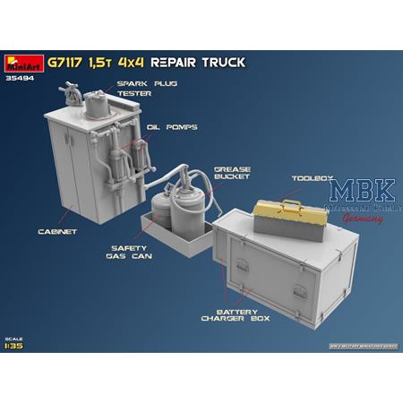 G7117 1,5t 4x4 Repair Truck