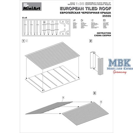 European Tiled Roof / Ziegeldach