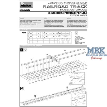 Russian Gauge Railway Track