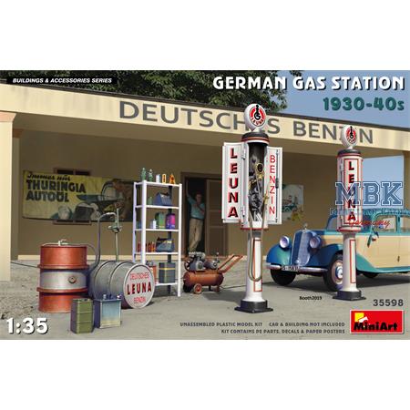 German gas station 1930s-40s
