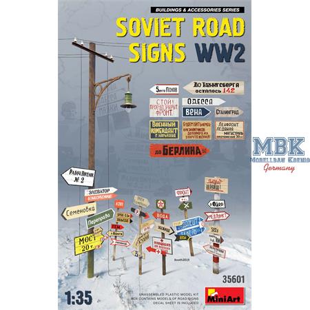 Soviet Road Signs WW2