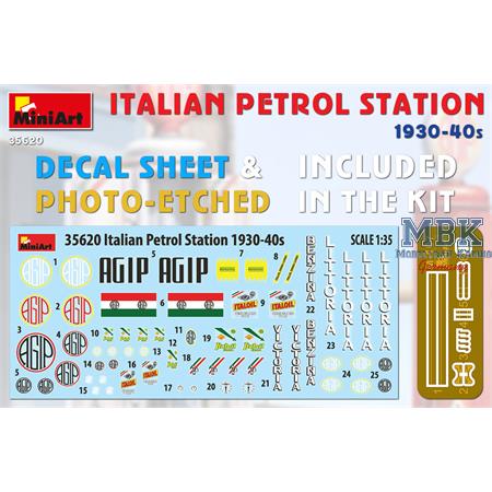 Italian Petrol Station 1930-40s