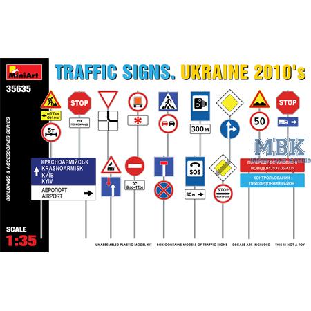 Traffic Signs. Ukraine 2010's
