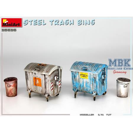 Steel Trash Bins
