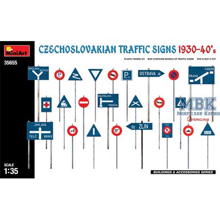 Czechoslovakian Traffic Signs (1930-40's)