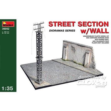 STREET SECTION w/WALL