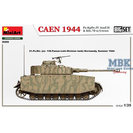 Caen 1944: Pz.Kpfw.IV Ausf.H & Kfz.70+crew BIG SET