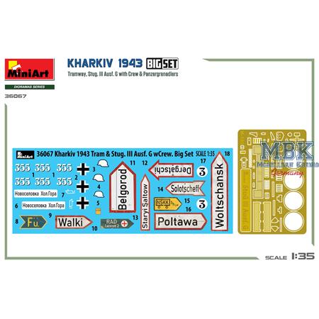 Kharkiv 1943: Tram&Stug. III Ausf. G w/Crew BIG S.