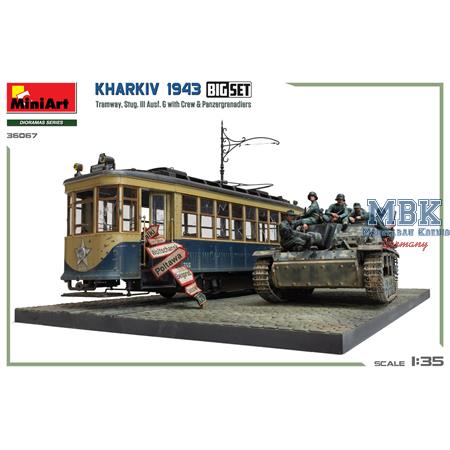 Kharkiv 1943: Tram&Stug. III Ausf. G w/Crew BIG S.