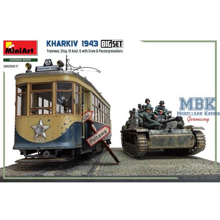 Kharkiv 1943: Tram&Stug. III Ausf. G w/Crew BIG S.