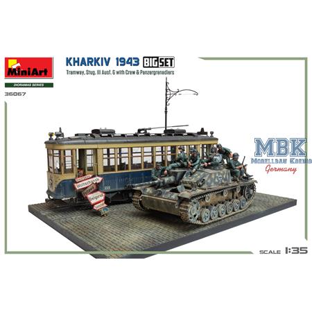 Kharkiv 1943: Tram&Stug. III Ausf. G w/Crew BIG S.