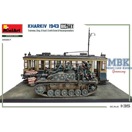 Kharkiv 1943: Tram&Stug. III Ausf. G w/Crew BIG S.