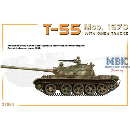 T-55 Mod. 1970 with OMSh Tracks