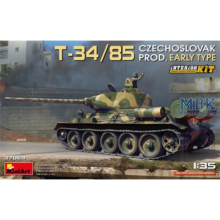 T-34/85 Czechoslovak Prod. early type w/INTERIOR