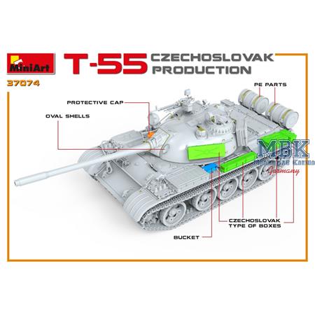 T-55 Czechoslovak Production