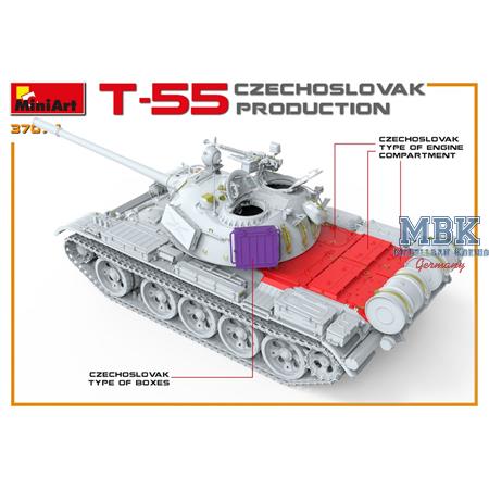T-55 Czechoslovak Production