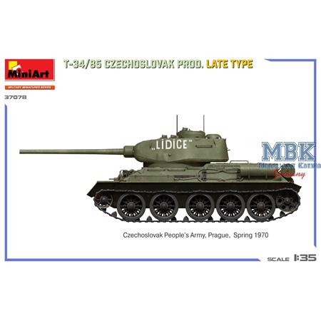 T-34/85 Czechoslovak Production - Late Type