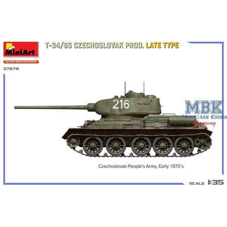 T-34/85 Czechoslovak Production - Late Type