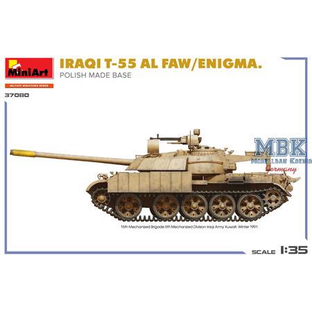 Iraqi T-55 Al Faw/ Enigma. Polish Made Base