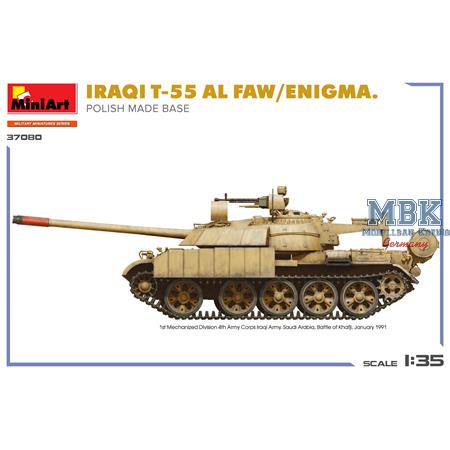 Iraqi T-55 Al Faw/ Enigma. Polish Made Base