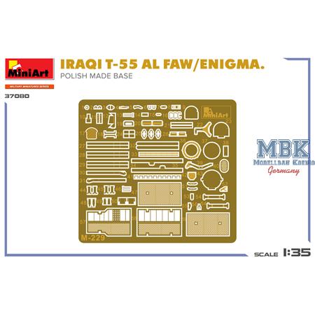 Iraqi T-55 Al Faw/ Enigma. Polish Made Base