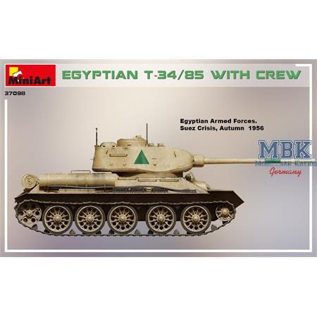 Egyptian T-34/85 w/crew
