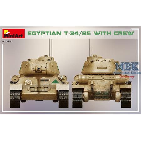 Egyptian T-34/85 w/crew