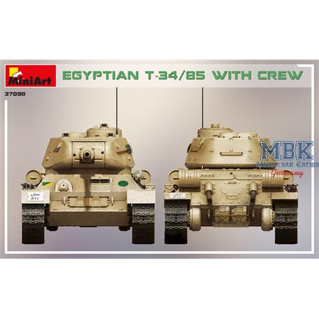 Egyptian T-34/85 w/crew