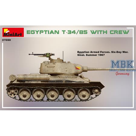 Egyptian T-34/85 w/crew