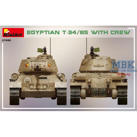 Egyptian T-34/85 w/crew