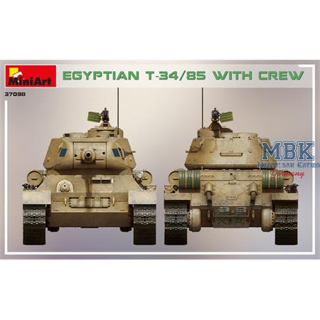 Egyptian T-34/85 w/crew