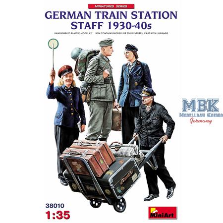 German train station staff 1930-40s