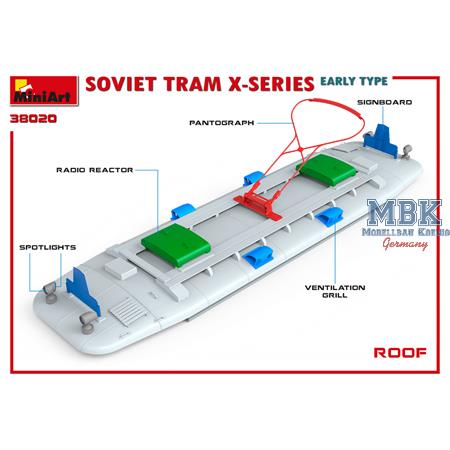 Soviet Tram "X"-Series. Early Type