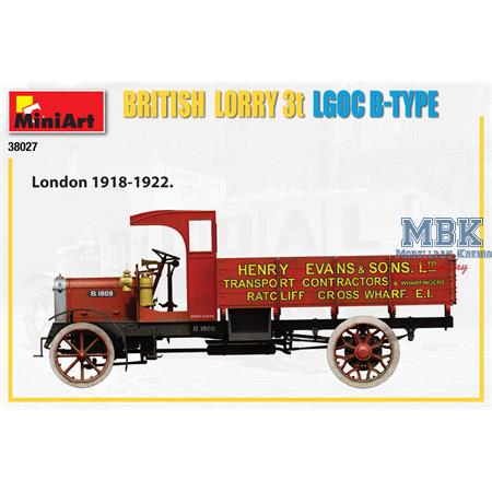 British Lorry LGOC 3t B-Type