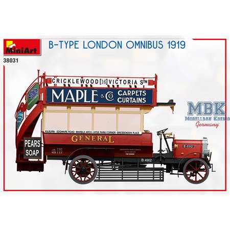B-TYPE LONDON OMNIBUS 1919