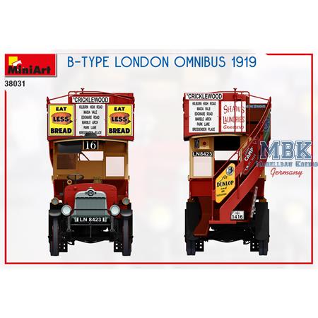 B-Type London Omnibus 1919
