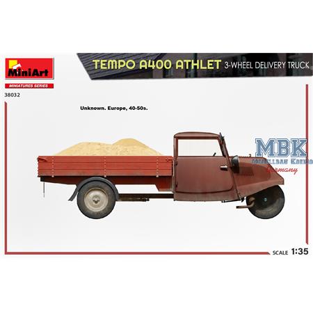 Tempo A400 Athlet 3-Wheel Delivery Truck