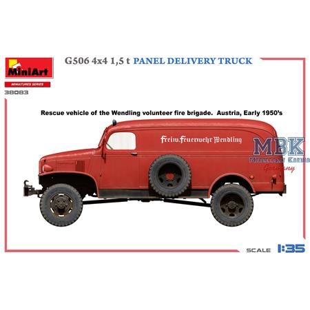 G506 4x4 1,5 t Panel Delivery Truck