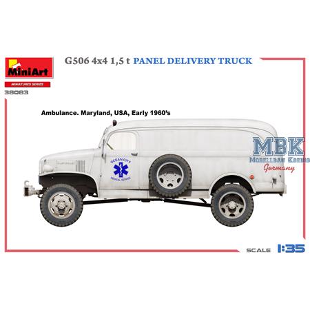 G506 4x4 1,5 t Panel Delivery Truck