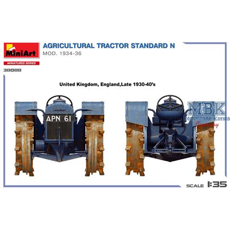 Agricultural Tractor Standard N Mod. 1934-36