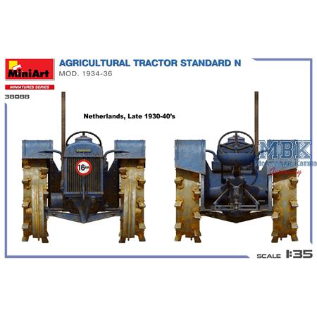 Agricultural Tractor Standard N Mod. 1934-36