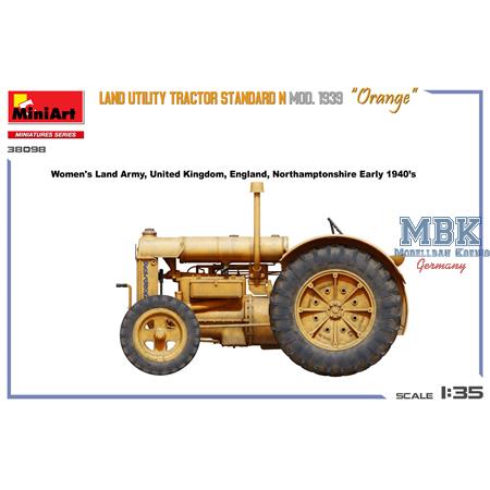 Land Utility Tractor Standard N "Orange" Mod. 1939