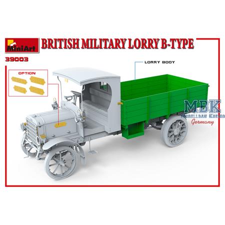 British Military Lorry B-Type