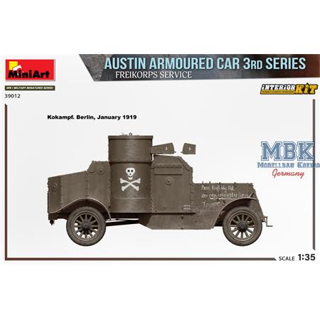 Austin Armoured Car 3rd Series Freikorps service