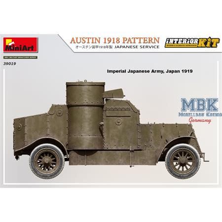 Austin Armored Car 1918 Pattern. Japanese Service