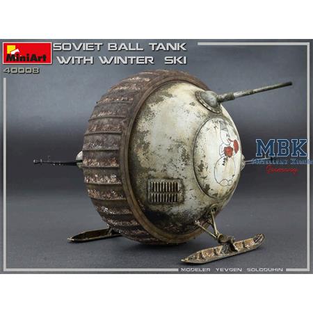 Soviet Ball Tank with Winter Ski. w/Interior Kit