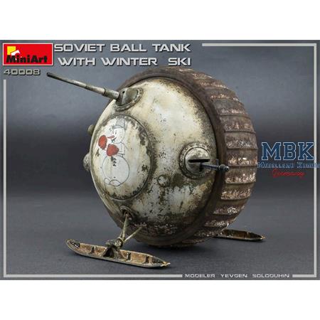 Soviet Ball Tank with Winter Ski. w/Interior Kit