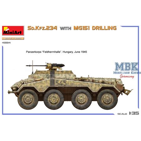 Sd.Kfz. 234 with MG151 Drilling